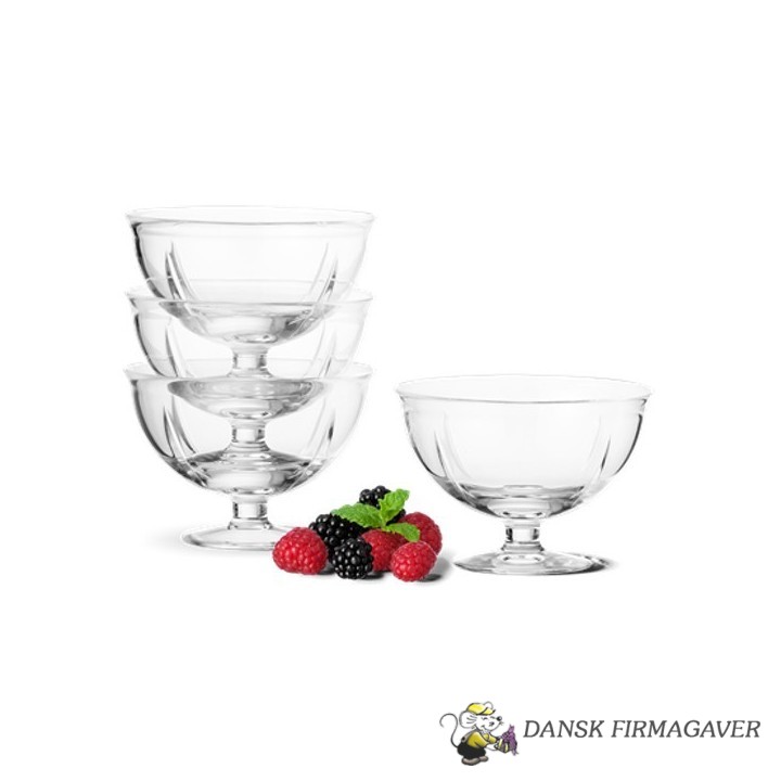 Rosendahl Grand Cru soft glass - Skål på fod, 4 stk.