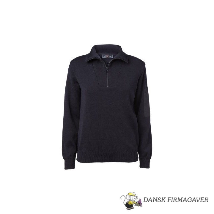 Zip-hals pullover