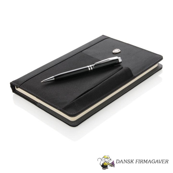 Swiss Peak refillable notebook and pen set