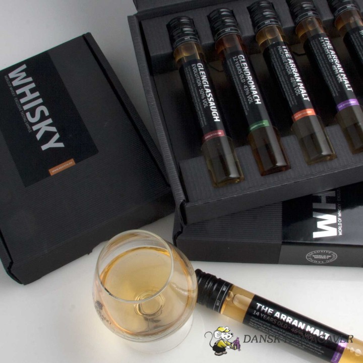 Whisky Gaveæske med 5 stk