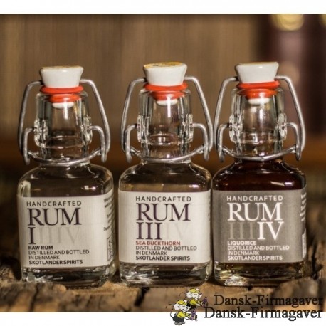 Skotlander rom i flot gaveæske 3 x 10 CL