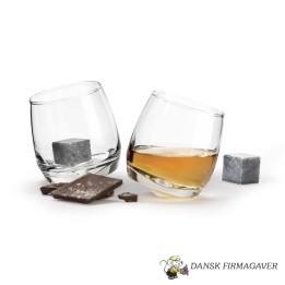 SAGAFORM - CLUB WHISKEYGLAS - 2 PAK - ISTERNINGER/GRANITSTEN - 2 PAK