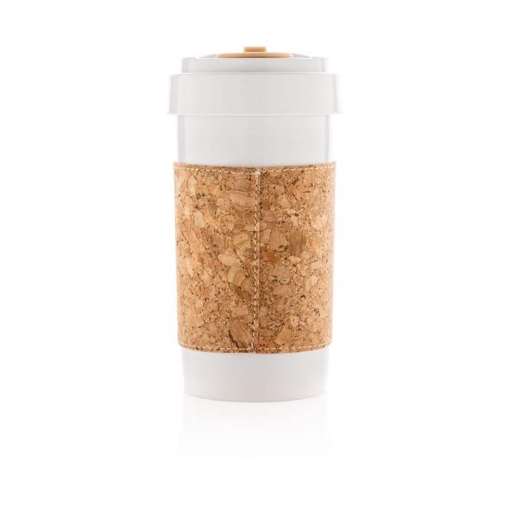 ECO PLA 400 ml krus med kork omslag