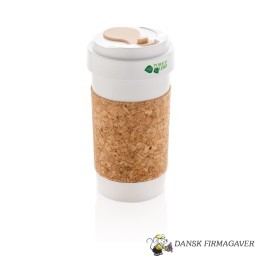 ECO PLA 400 ml krus med kork omslag