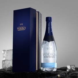 Vodka Bornholm i Champagne flaske inkl. gaveæske - Økologisk 70 cl.