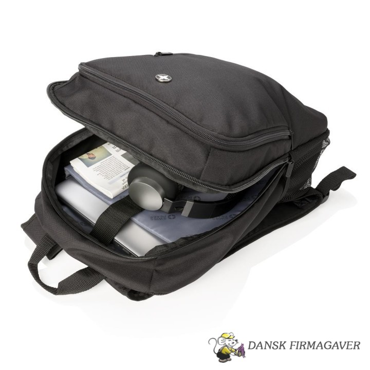 Swiss Peak 17” business laptop rygsæk, sort