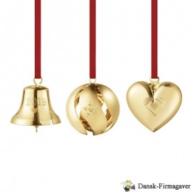Ornamenter gavesæt - guldbelagt