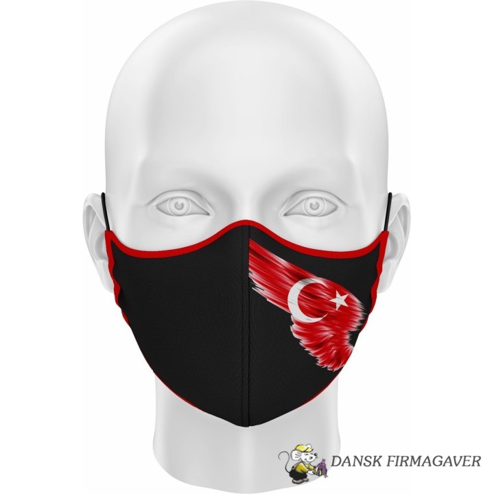Maske med logo..