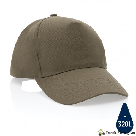 Impact 5 panels cap, 190gr genanvendelig bomuld, med AWARE™
