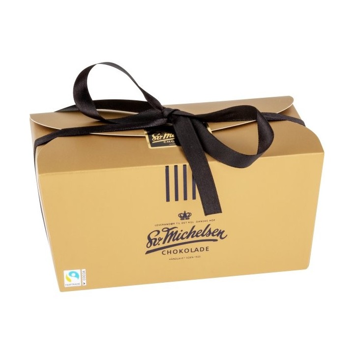 Guldæske m/chokoladeæg  - Ballotiner