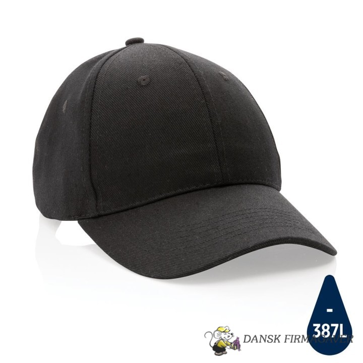 CAP - Impact 6 panels cap, 280 gr genanvendt bomuld, AWARE™ tracer