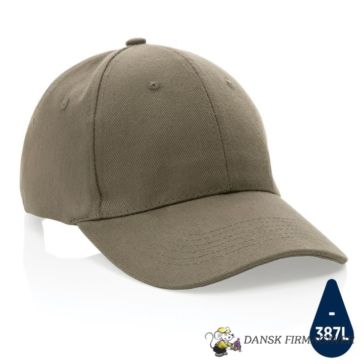CAP - Impact 6 panels cap, 280 gr genanvendt bomuld, AWARE™ tracer