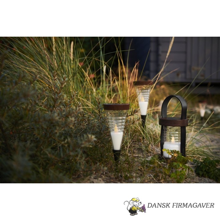 Aston Solar Fakkel, H45 cm, Sort/Brun