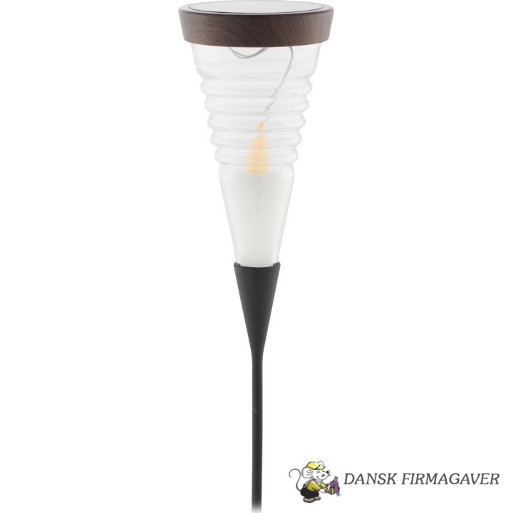 Aston Solar Fakkel, H45 cm, Sort/Brun