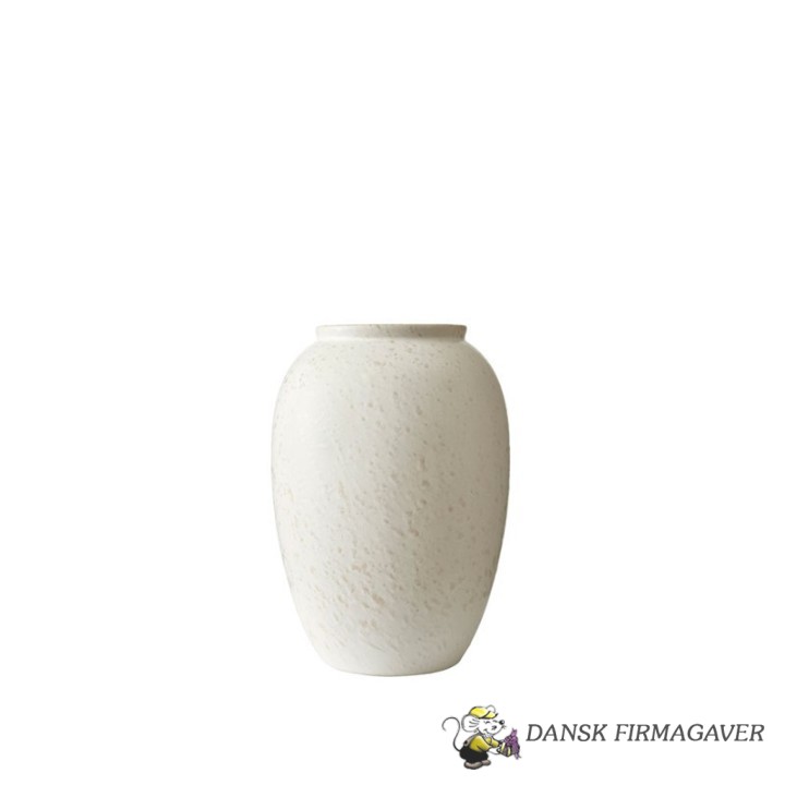 BITZ VASE 20 CM I MAT CREME