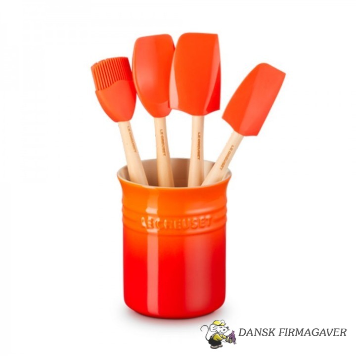 Le Creuset redskabskrukke m. 4 Craft redskaber