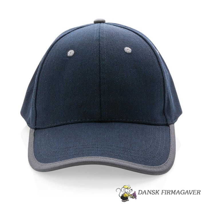 Impact AWARE™ børstet rcotton 6 panel kontrast cap 280gr