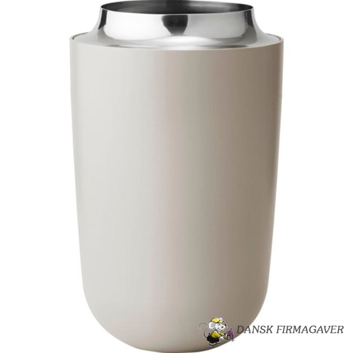 Stelton Concave Vase H 21 cm - Aluminium/rustfrit stål - Sand