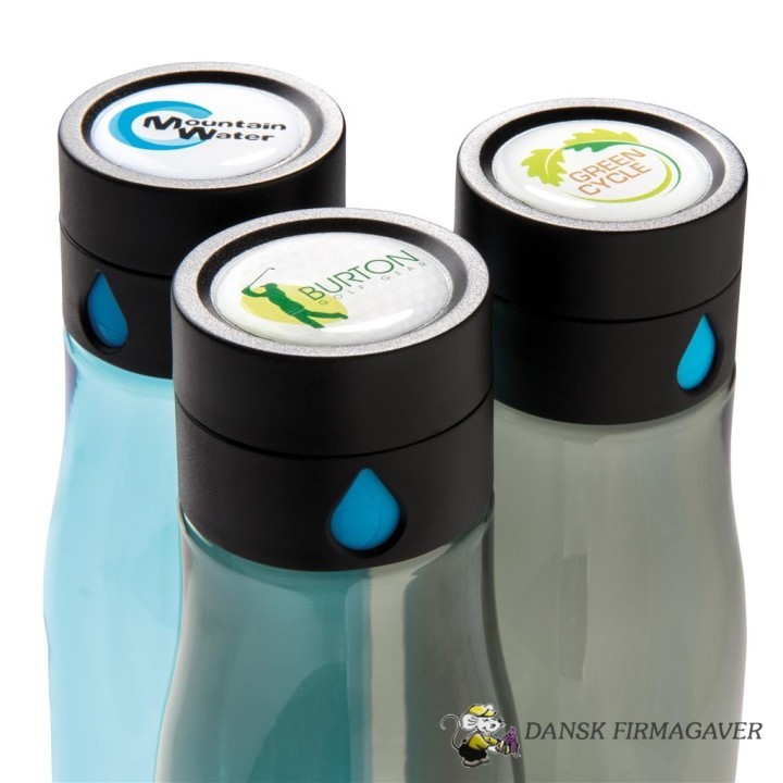 Trykt prøve - Aqua hydration tracking tritan flaske