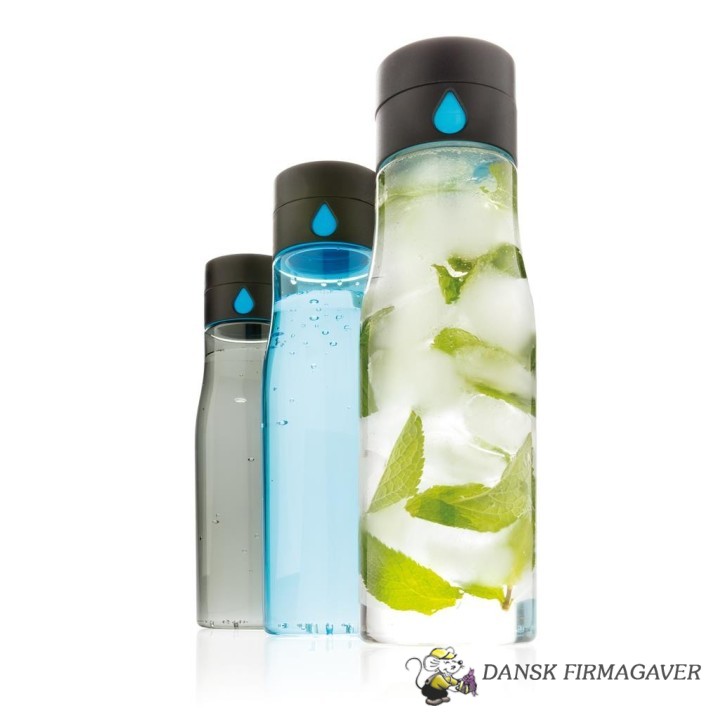 Trykt prøve - Aqua hydration tracking tritan flaske