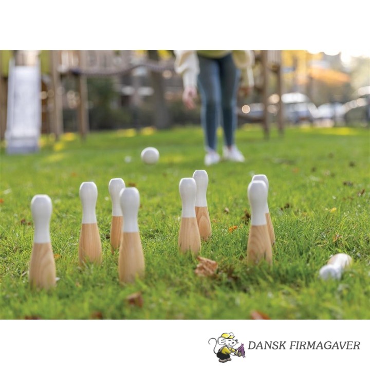 Træ bowling sæt