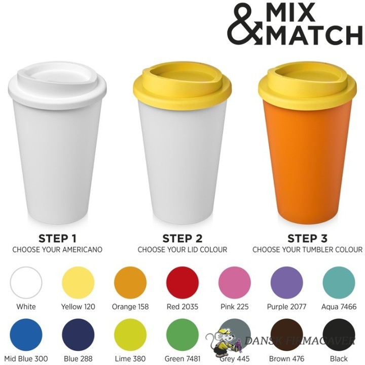 Americano® Recycled 350 ml krus med spildtæt låg