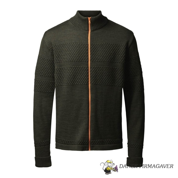 Saltum Cardigan Stand up Collar Zip