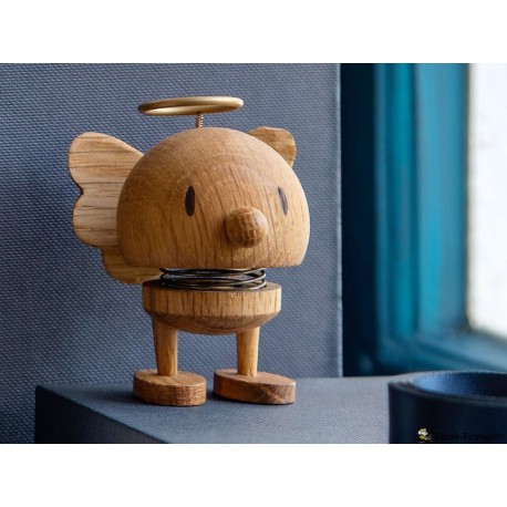 HOPTIMIST ANGEL STR S, 7,5 X 5 CM I OAK