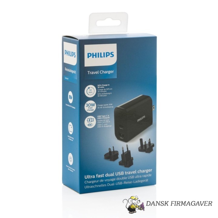 Phillips 30W ultra hurtig PD rejse adapter