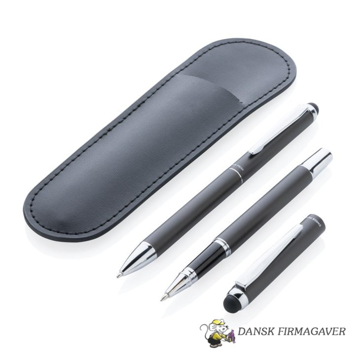 Swiss Peak deluxe pennesæt, i PU-etui