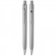 Kuglepen med logo - model RAJA Chrome Recycled