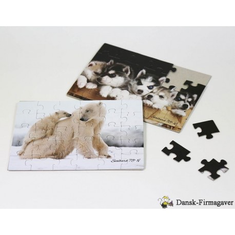 PUZZEL SPIL MED EGET LOGO