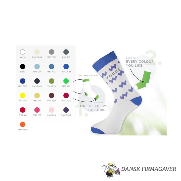 W344.9912  Vodde Recycled Casual Socks genbrugsstrømper