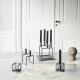 by Lassen Kubus 4 Lysestage H 20 cm
