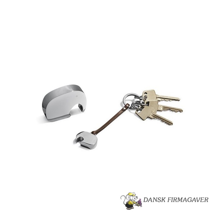 Giftset elephant keychain & bottle opener