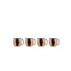 Lyngby Glas Moscow mule mini Shotglas 8 cl 4 stk. Kobber/Stål