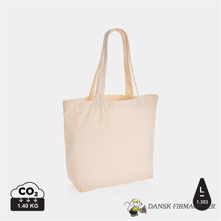 Impact Aware™ 240 gsm rcanvas shopper m/lomme ufarvet