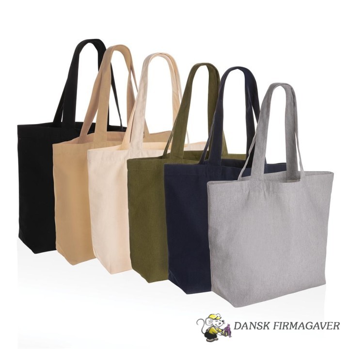 Impact Aware™ 240 gsm rcanvas shopper m/lomme ufarvet