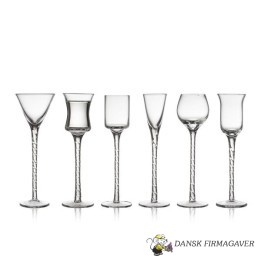 Lyngby Glas Rom Snapseglas 18 cm 6 stk. Klar