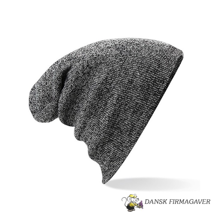 Original Cuffed Beanie - Strik Hue med Etiket Logo trykFarve Etiket lo