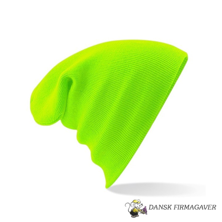 Original Cuffed Beanie - Strik Hue med Etiket Logo trykFarve Etiket lo