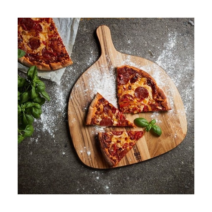 Aida RAW Pizza Serveringsbræt Teaktræ