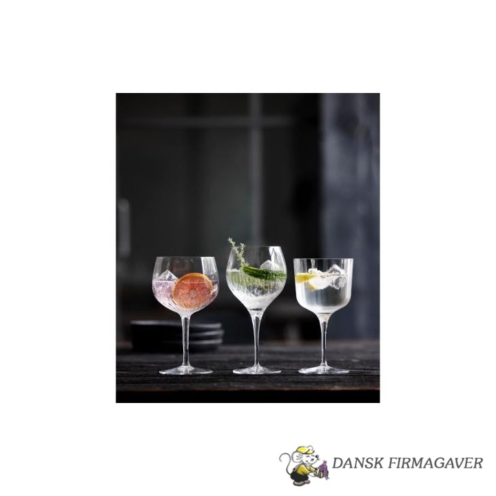 Luigi Bormioli Mixology Spansk gin & tonic-glas 80 cl 4 stk. Klar