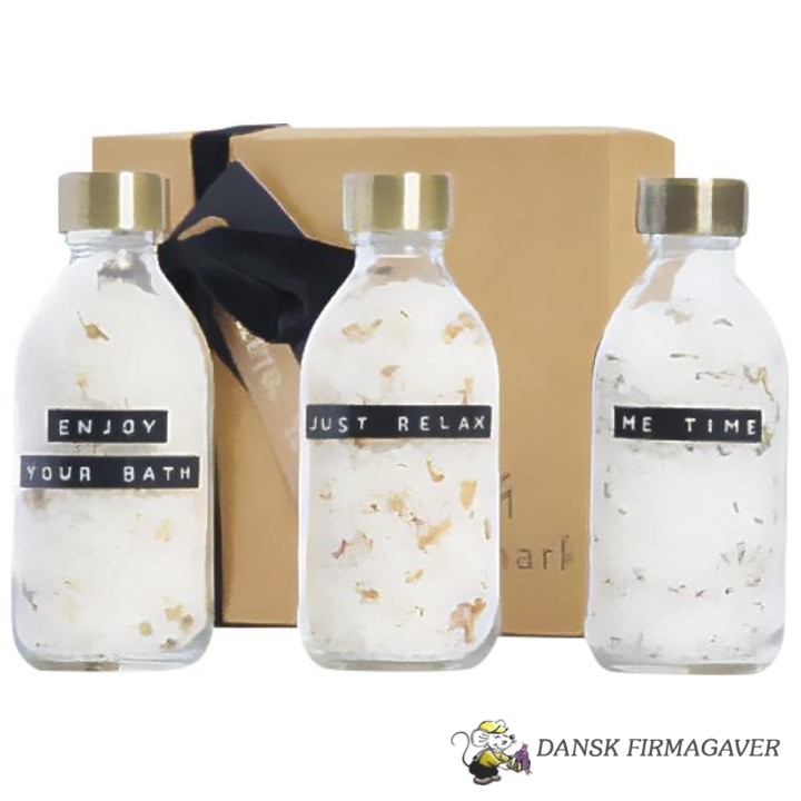 WELLmark Just Relax 3-delt 200 ml badesalt gavesæt