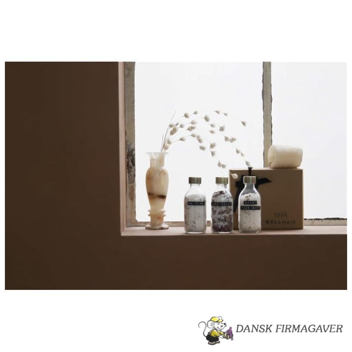 WELLmark Just Relax 3-delt 200 ml badesalt gavesæt