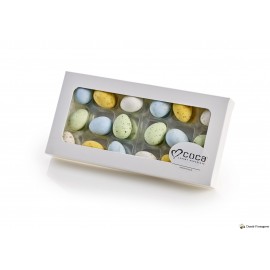 Kartonæske - Hvid m/rude
