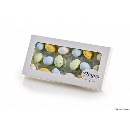 Kartonæske - Hvid m/rude