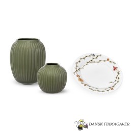 HAMMERSHØI CHRISTMAS BORDFAD & VASE