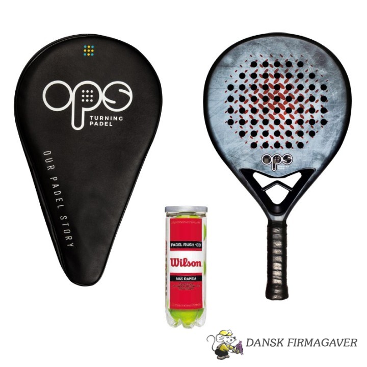 PADELBAT INKL: COVER OG 3 BOLDE