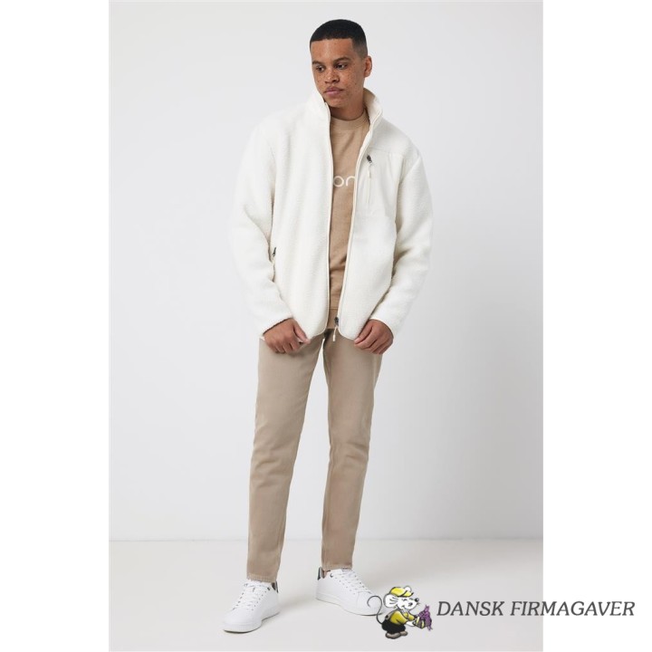 Iqoniq Diran fleecejakke af genanvendt polyester med luv